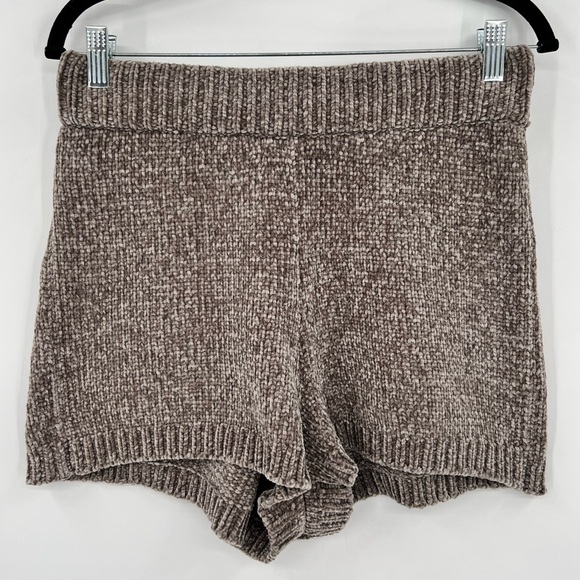 Majorelle REVOLVE Denitza Shorts Chenille High Rise Waisted Fawn Taupe Large - Picture 9 of 16